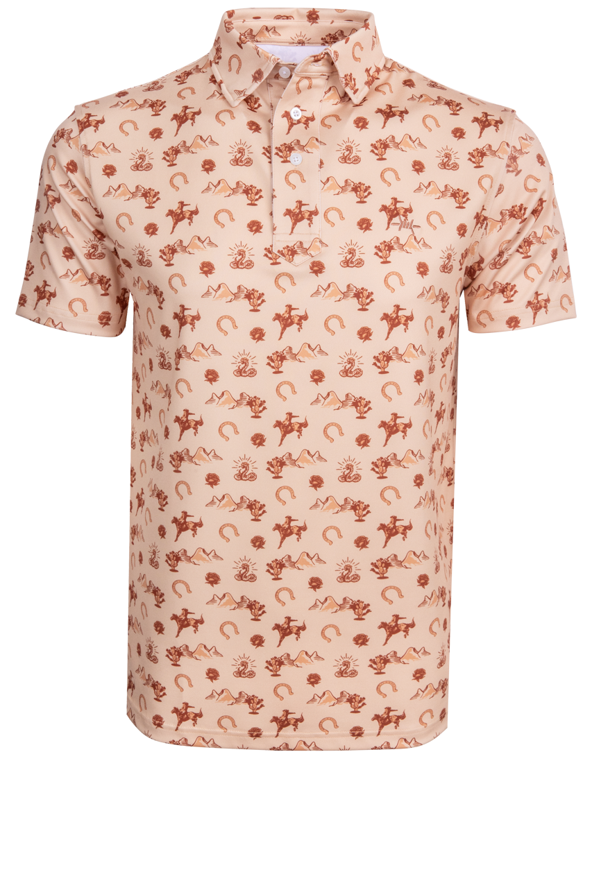 Texas Standard Chisholm Traditions Polo Shirt - Badlands