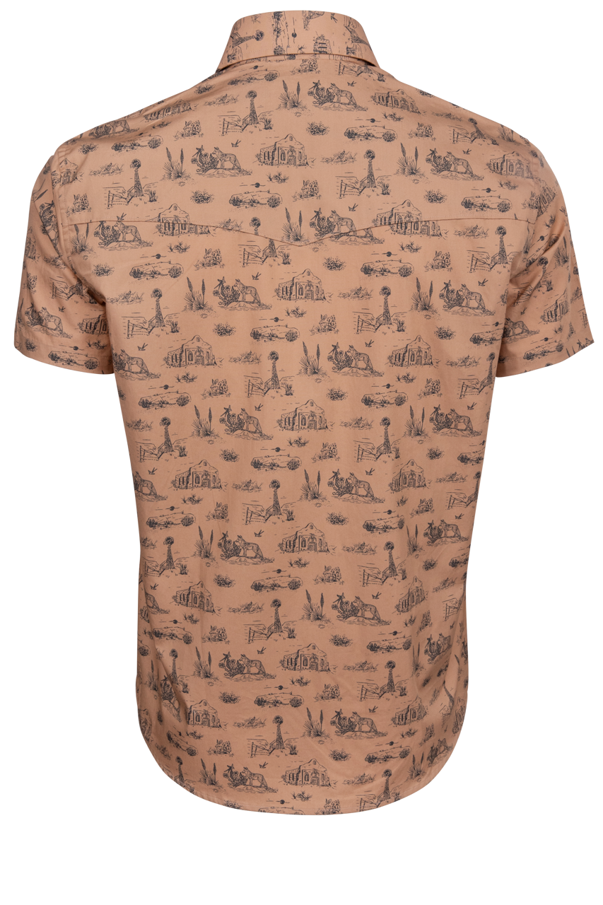 Texas Standard Signature Pearl Snap Shirt - West Texas Toile