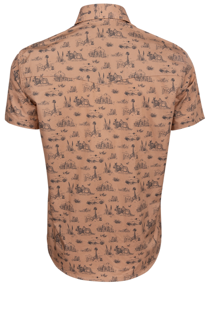 Texas Standard Signature Pearl Snap Shirt - West Texas Toile