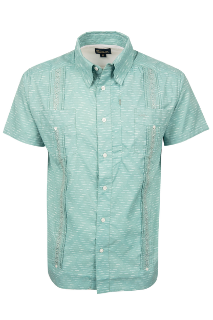Texas Standard Brisa Green Guayabera Libre Shirt