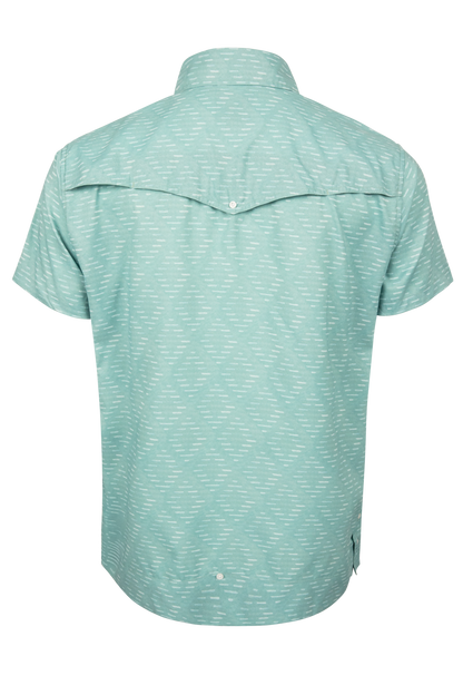 Texas Standard Brisa Green Guayabera Libre Shirt