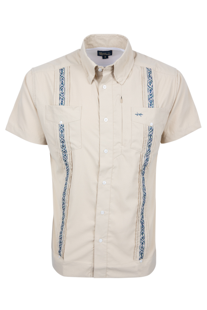 Texas Standard Noche Cuero Guayabera Libre Shirt