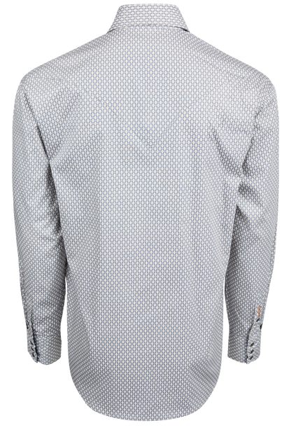 Stetson Men's Snap Front Shirt - Gray Diamond