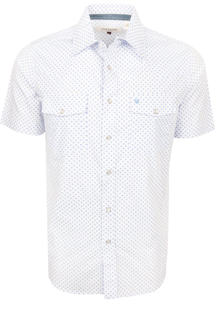 Stetson Spur Print Snap Shirt