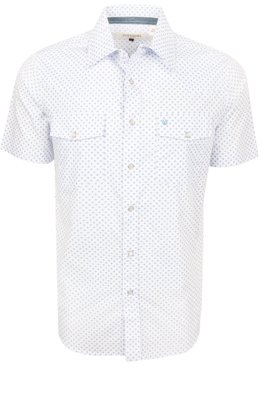 Stetson Spur Print Snap Shirt