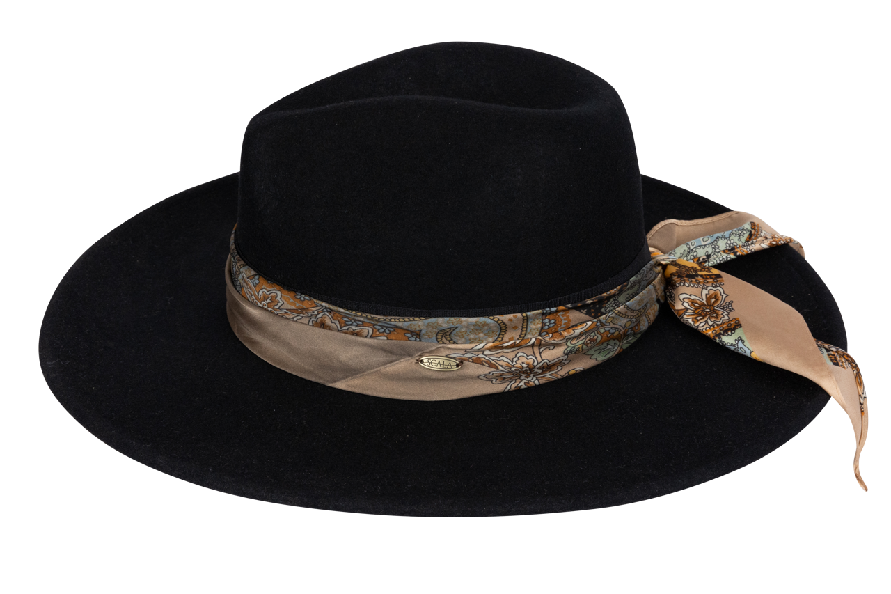Scala Rocca Hat - Black