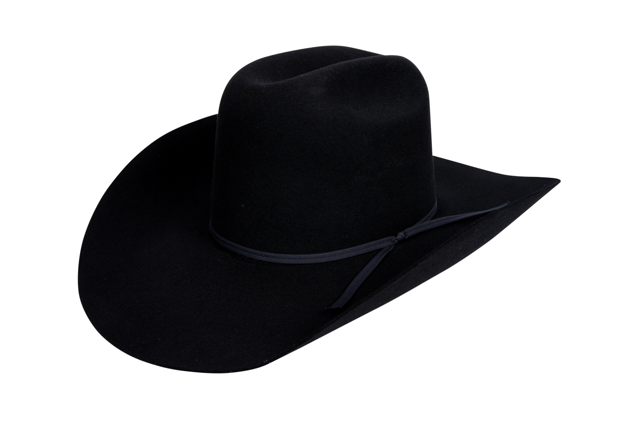 Seager 4X Chase Felt Cowboy Hat - Black
