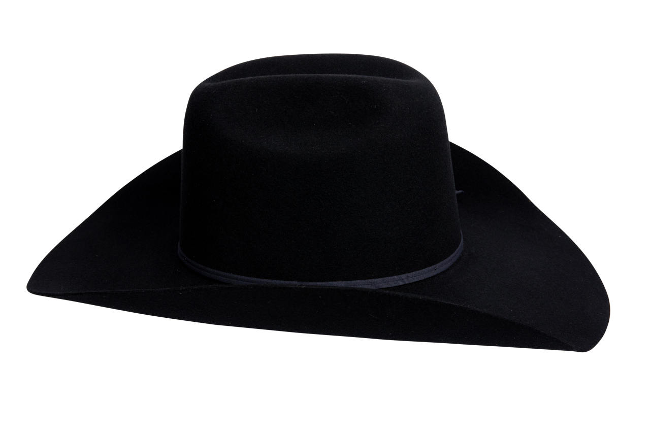 Seager 4X Chase Felt Cowboy Hat - Black