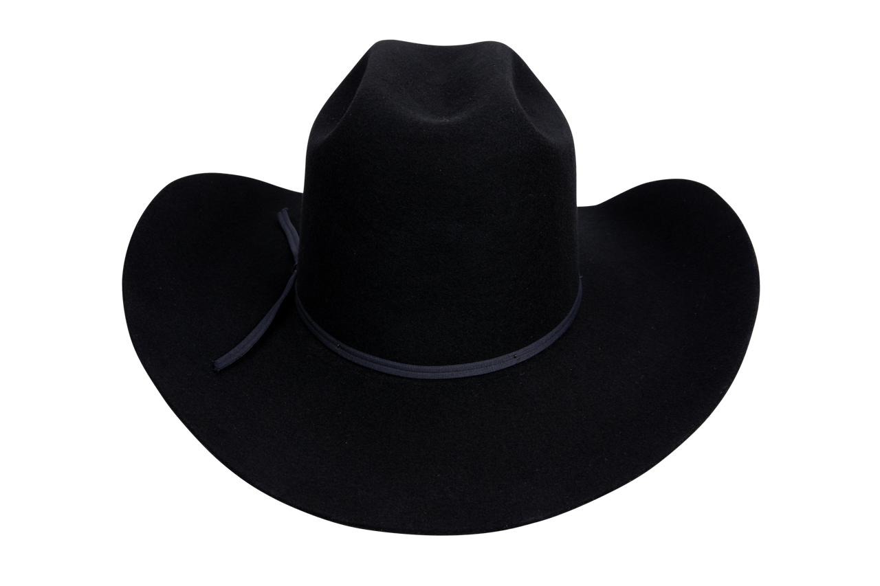 Seager 4X Chase Felt Cowboy Hat - Black