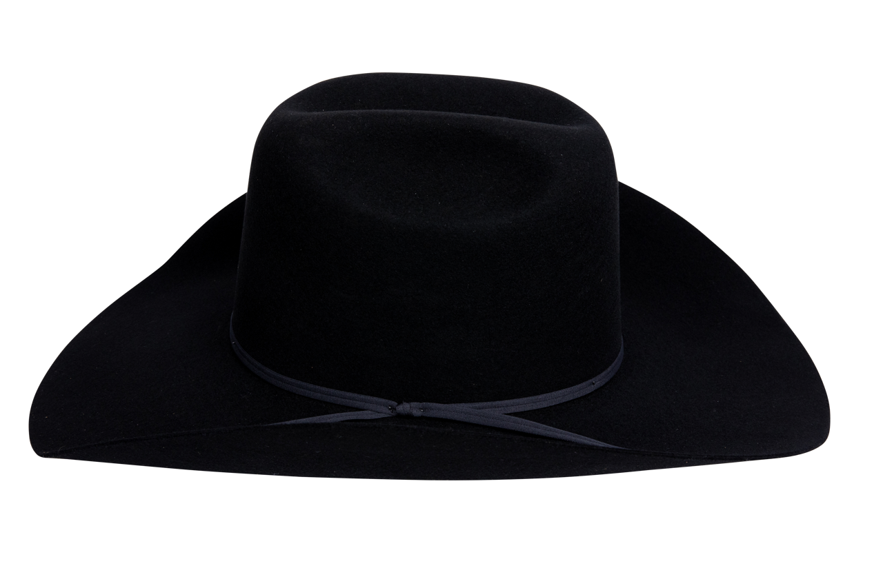 Seager 4X Chase Felt Cowboy Hat - Black