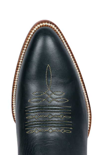 Petite Paloma Finnley Cowgirl Boots - Navy/Gold