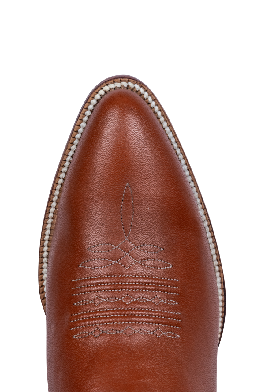 Petite Paloma Claire Bow Cowgirl Boots - Sienna Brown