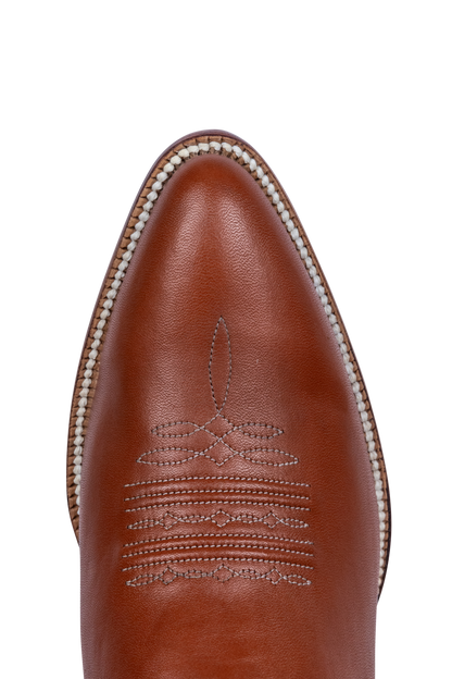 Petite Paloma Claire Bow Cowgirl Boots - Sienna Brown