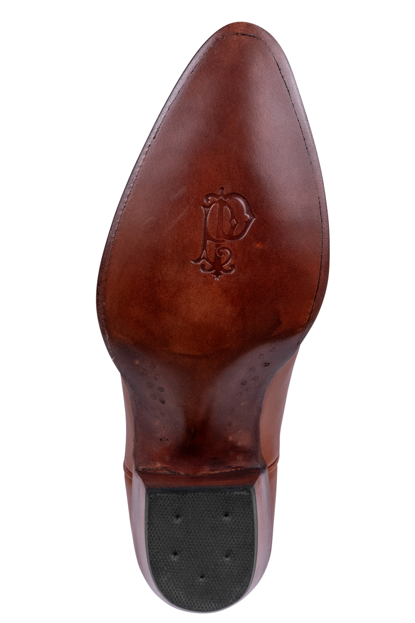 Petite Paloma Claire Bow Cowgirl Boots - Sienna Brown