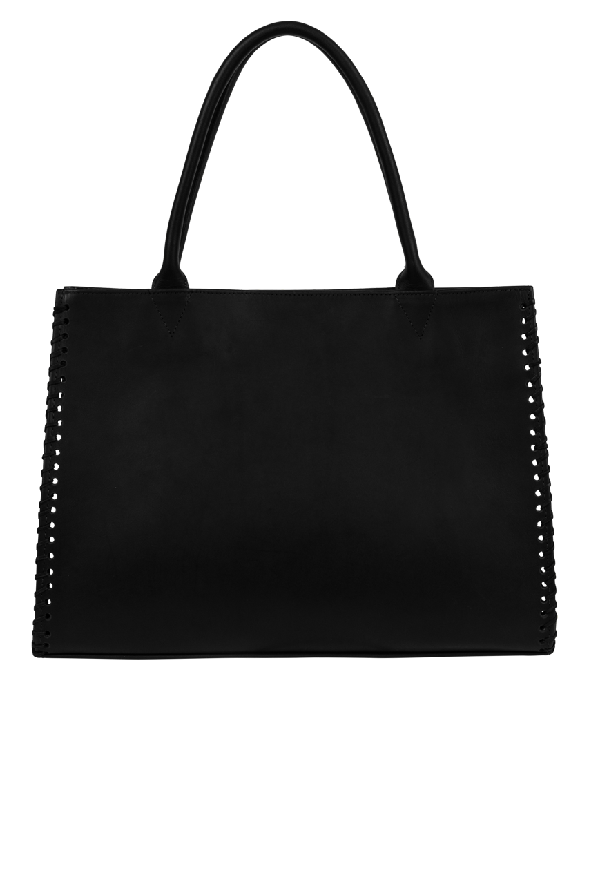 Juan Antonio Nubuck Leather Handbag