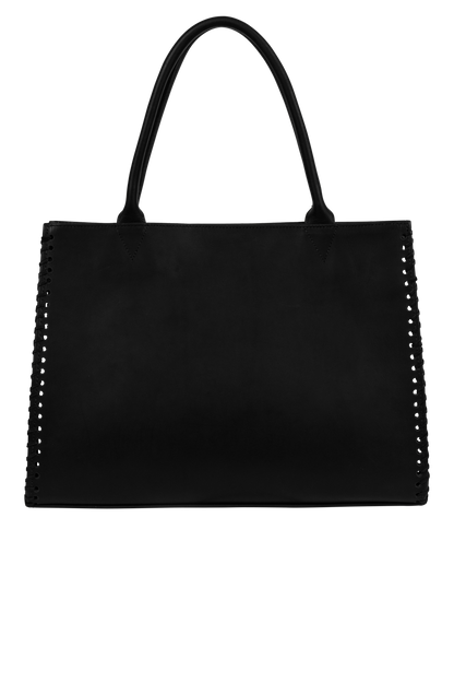 Juan Antonio Nubuck Leather Handbag