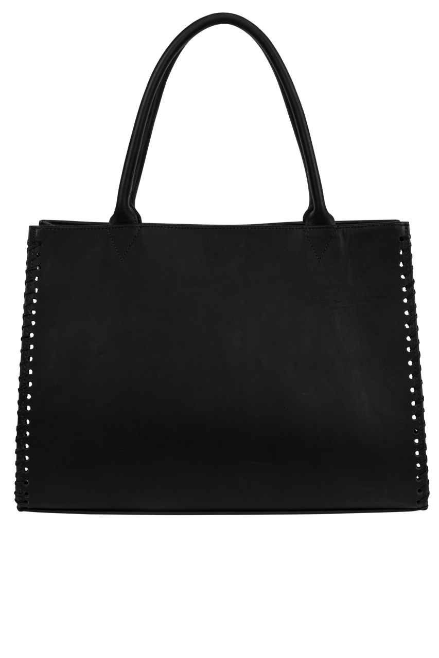 Juan Antonio Nubuck Leather Handbag