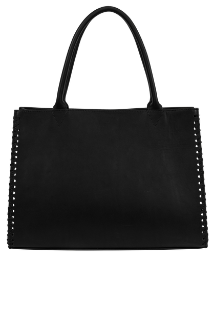 Juan Antonio Nubuck Leather Handbag