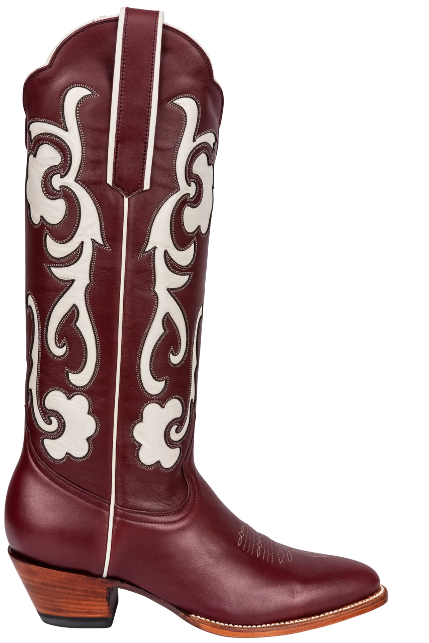 Petite Paloma Remi Cowgirl Boots - Maroon