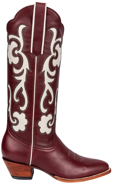 Petite Paloma Remi Cowgirl Boots - Maroon