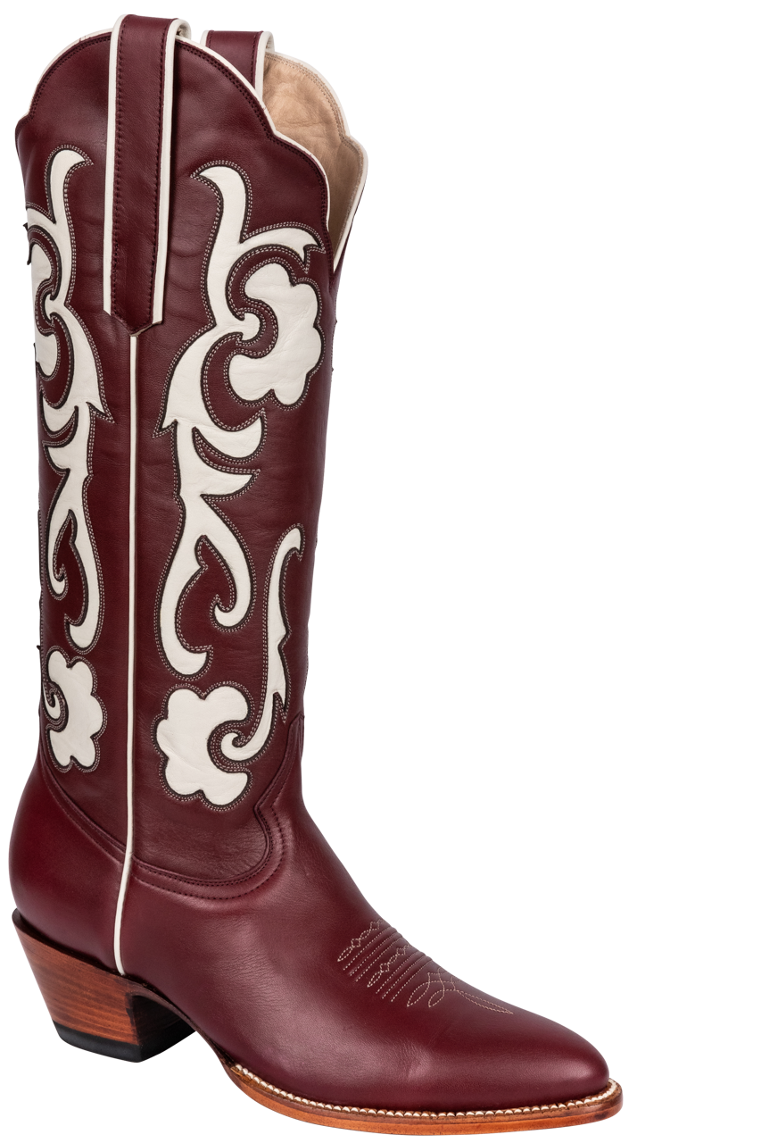 Petite Paloma Remi Cowgirl Boots - Maroon