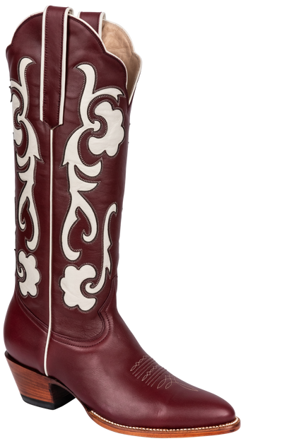 Petite Paloma Remi Cowgirl Boots - Maroon