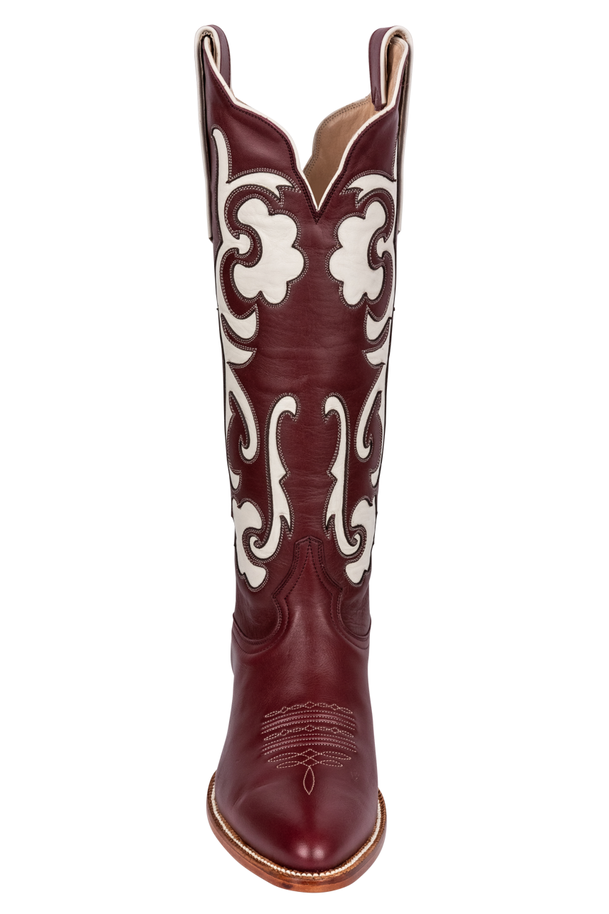 Petite Paloma Remi Cowgirl Boots - Maroon