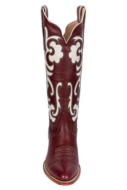 Petite Paloma Remi Cowgirl Boots - Maroon