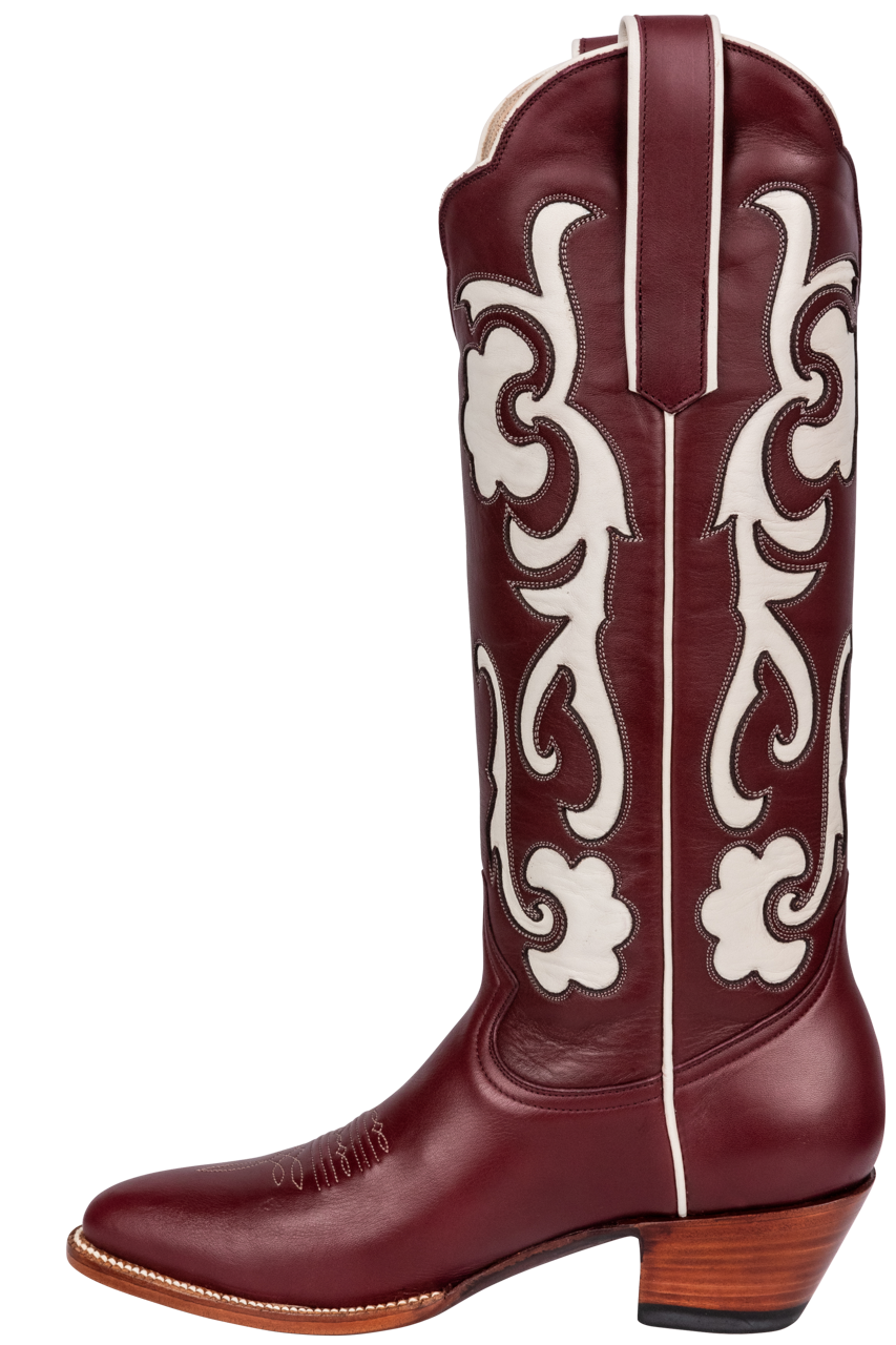 Petite Paloma Remi Cowgirl Boots - Maroon