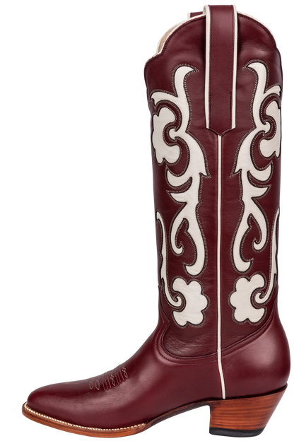 Petite Paloma Remi Cowgirl Boots - Maroon