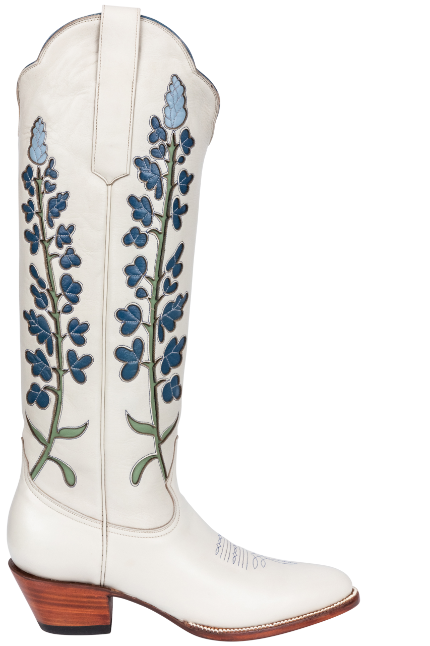 Petite Paloma Quinn Cowgirl Boots - Bluebonnet
