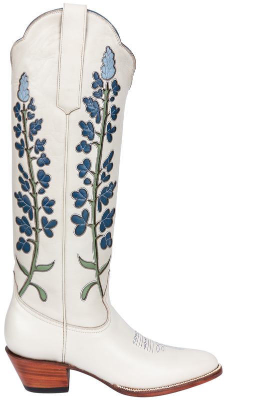 Petite Paloma Quinn Cowgirl Boots - Bluebonnet
