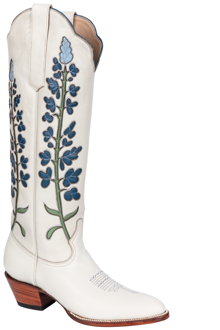 Petite Paloma Quinn Cowgirl Boots - Bluebonnet