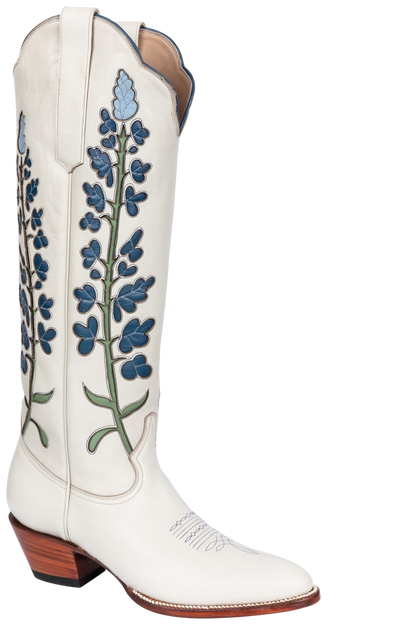 Petite Paloma Quinn Cowgirl Boots - Bluebonnet