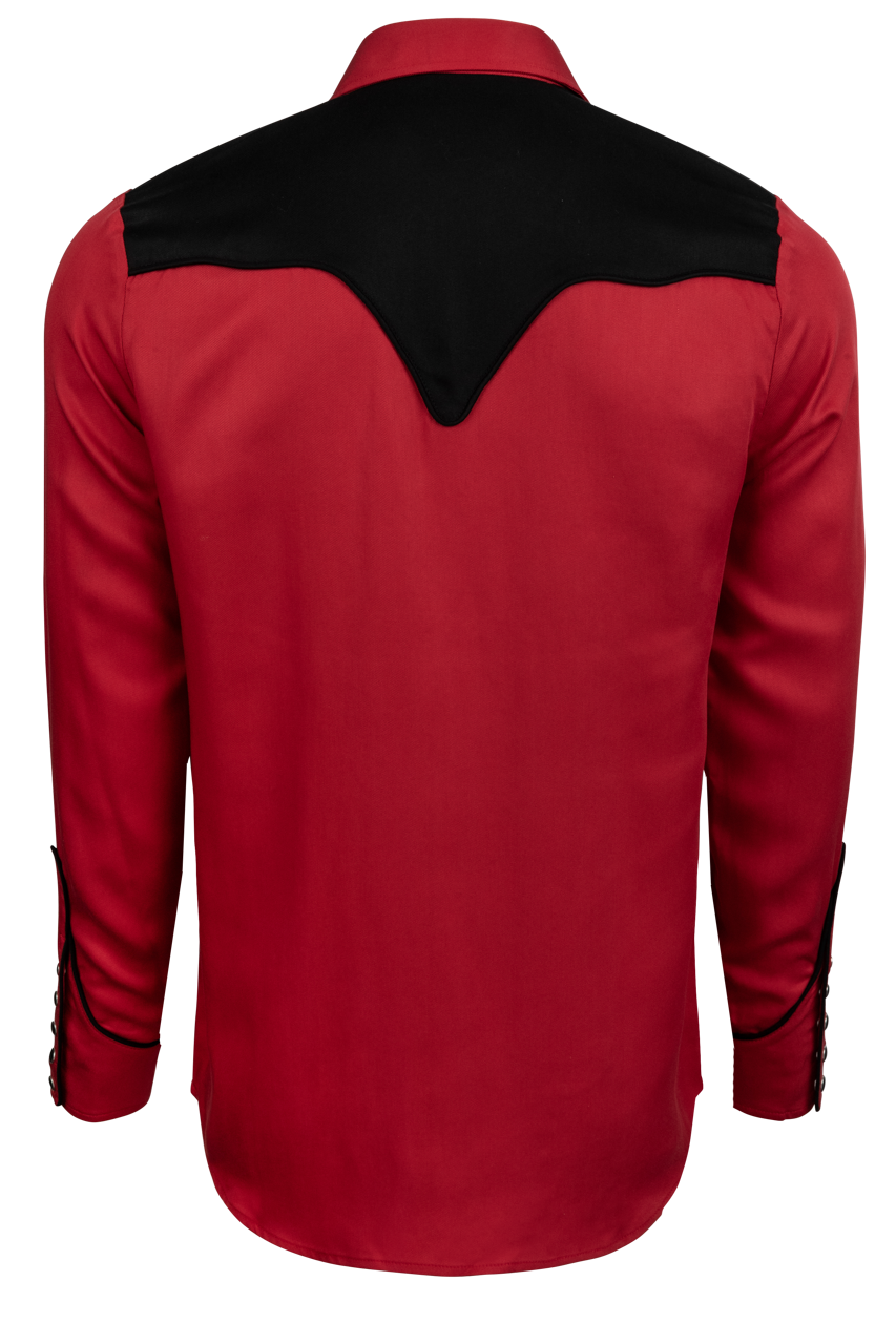 H Bar C Snap Front San Juan Shirt - Red