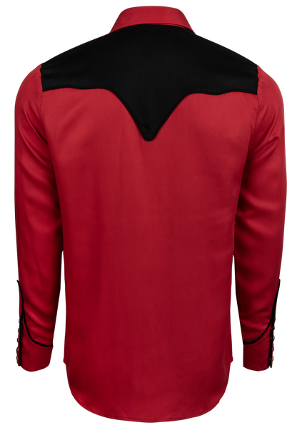 H Bar C Snap Front San Juan Shirt - Red