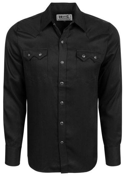 H Bar C Snap Front Kansas City Shirt - Black