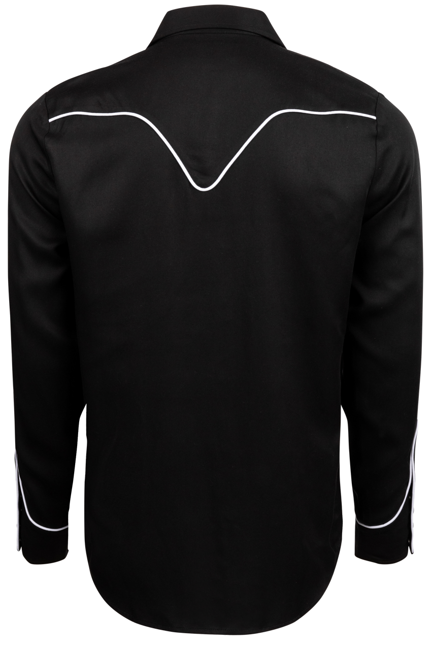 H Bar C Snap Front Arrowhead Shirt - Black