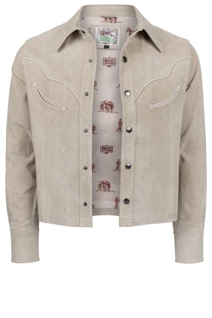 H Bar C Austin Suede Jacket - Sand