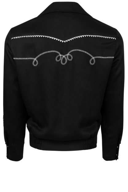 H Bar C Bolero Jacket - Black/White