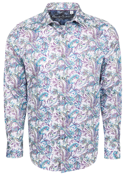 Robert Graham Buckingham Button-Front Shirt