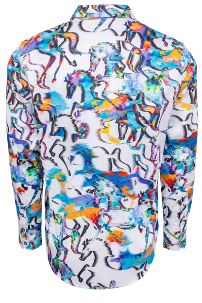 Robert Graham Mane Event Button-Front Shirt