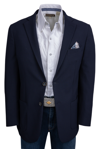 Robert Graham Navy Harston Blazer