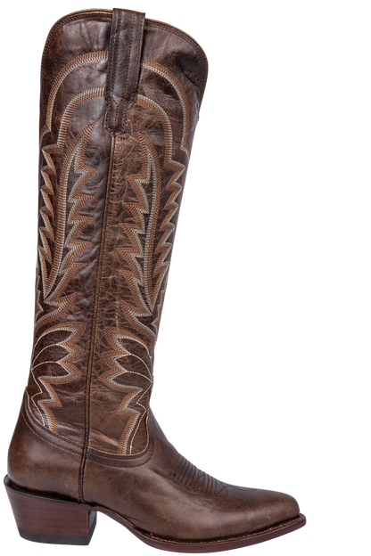 Tecovas Abby Cowgirl Boots - Mocha