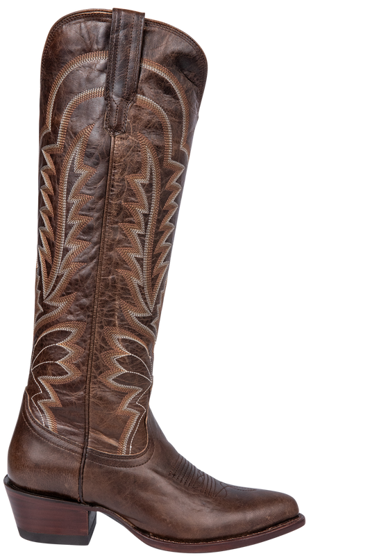 Tecovas Abby Cowgirl Boots - Mocha