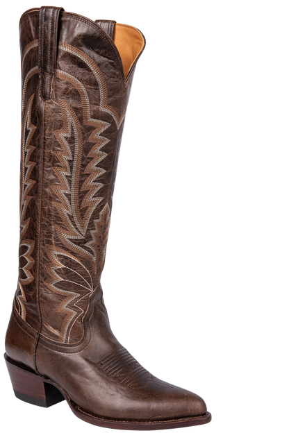 Tecovas Abby Cowgirl Boots - Mocha
