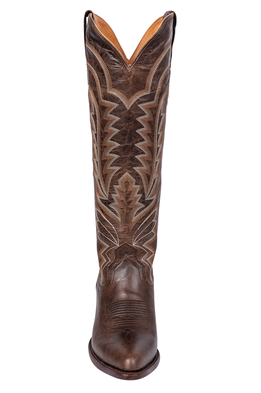 Tecovas Abby Cowgirl Boots - Mocha