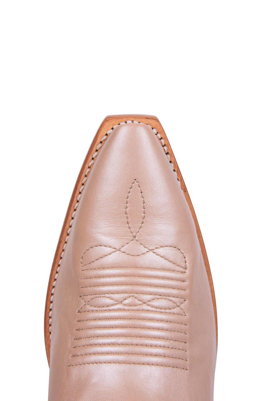Tecovas Annie Hearts Cowgirl Boots - Rose Gold