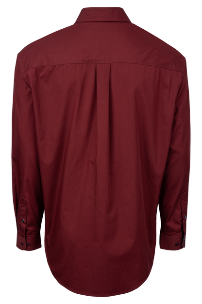 Cinch Classic Fit Button Down Shirt - Burgundy