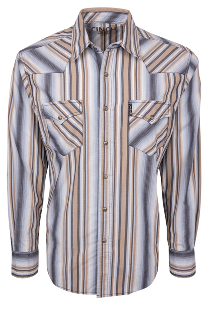Cinch Mod Stripe Western Snap Shirt